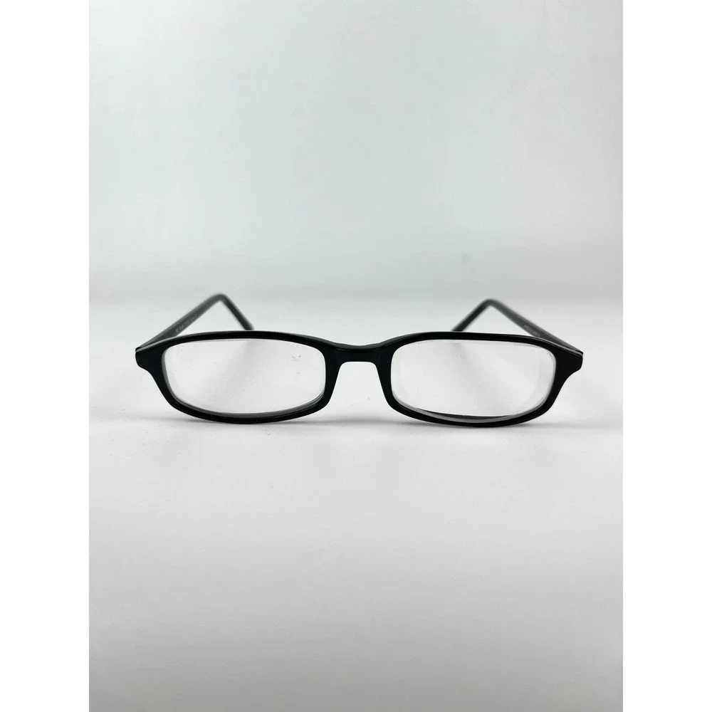 Re Excel Women's Eyeglasses Frame Black Rectangle Plastic‎ Full Rim 51-20-145 mm